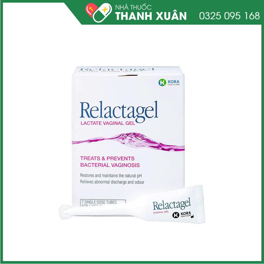 Relactagel hỗ trợ điều trị và ngăn ngừa viêm nhiễm, bổ sung lợi khuẩn âm đạo